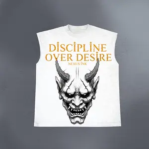 DISCIPLINE OVER DESIRE WHITE CUTOFF