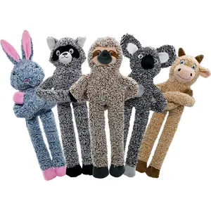 No Stuffing  Toys for Large Dogs, 5 Pack Squeaky Crinkle Interactive  , Plush  Toys to Keep Them Busy, Cute Funny Dogs Gifts for Small Medium Large Breed