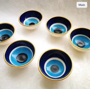 Evil Eye smudge bowl