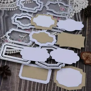 Metal Cutting Die for Intricate Designs, Compatible with Various Cutters, Ideal for Scrapbooking, Greeting Cards, Labels, Elegant Paper Art Projects