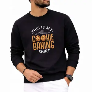 100% Funny Cookie Baking Gift Sweatshirt – Long Sleeve for Men & Women Dessert Bakers