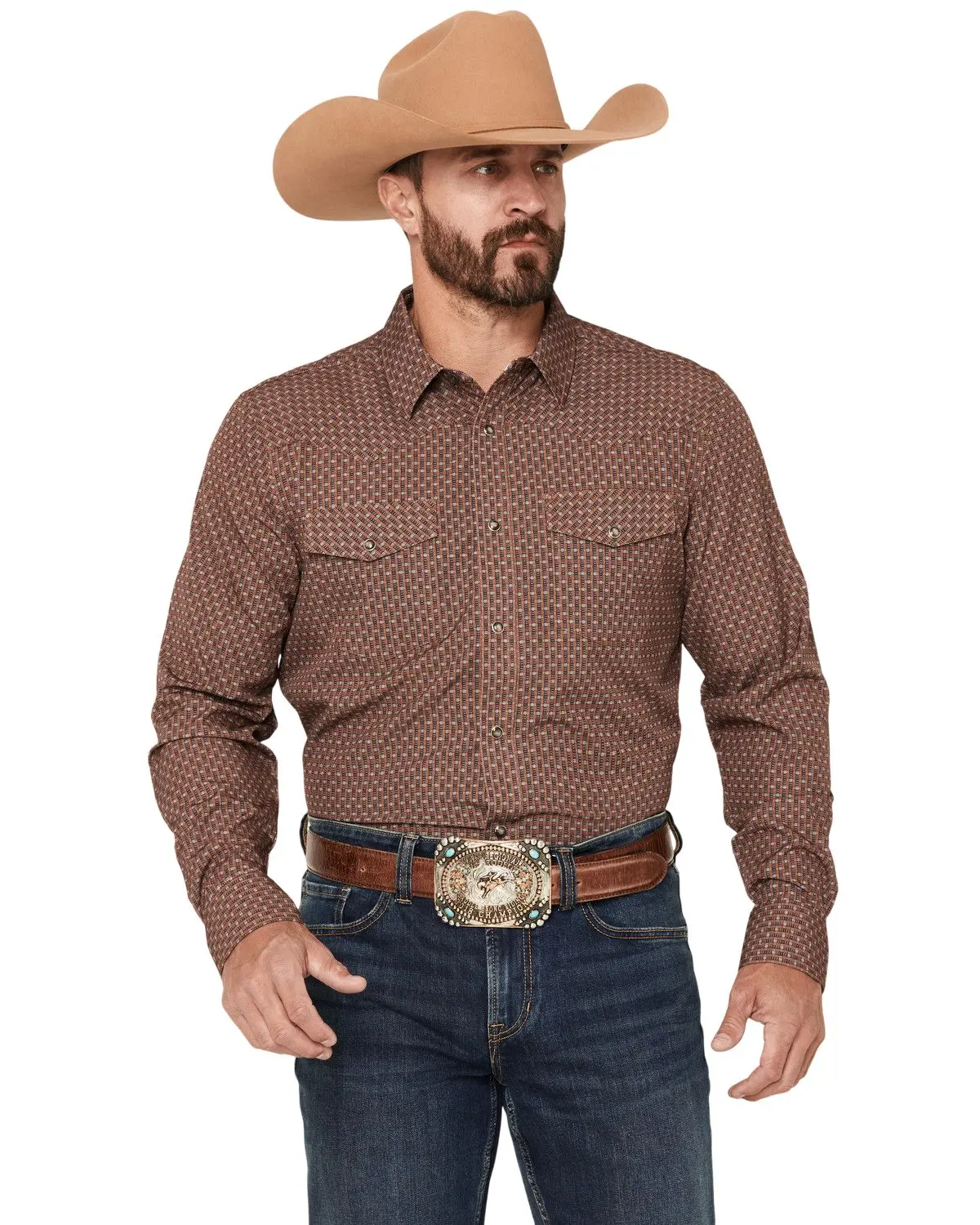 Rank 45 Men's 45&Reg; Men'S Geotastic Geo Print Rodeo Tech 2.0 Long - Rmfa26w12-Bn