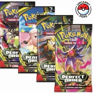 1 Perfect Order Booster Pack, random art, Pokemon, Meowth