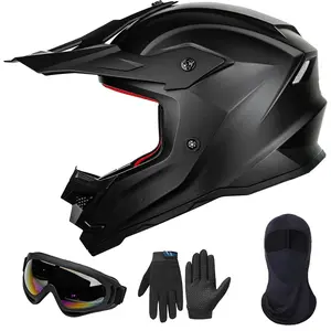 car stuffYouth ATV Helmet Kids Dirt Bike Motocross BMX Off Road Motorbike Go Kart Casco DOT ECE Model Z705 (Matte Black, M)