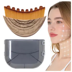 Lymph Drainage Massage Brush Set, Lymphatic Drainage Tool, Facial & Body Soft Bristle Brushes, Ergonomic Design for Swelling Reduction, Detoxify Lift Skin Glow