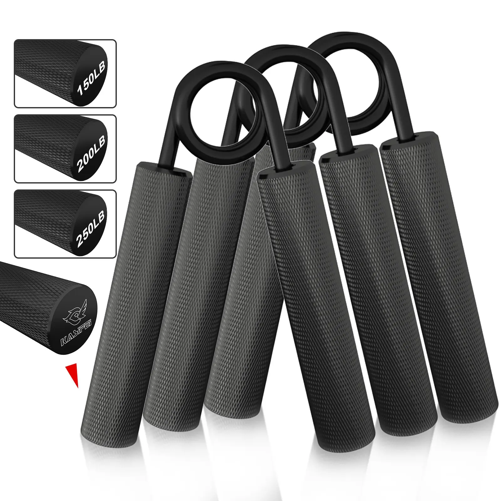 Men Gadgets Metal Hand Grip Strengthener, 3pcs/set Heavy Duty Grip Exerciser, Men Gifts Hand Fitness Workout Equipment Grip Training, Gymtok
