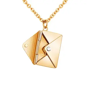Envelope Pendant Necklace