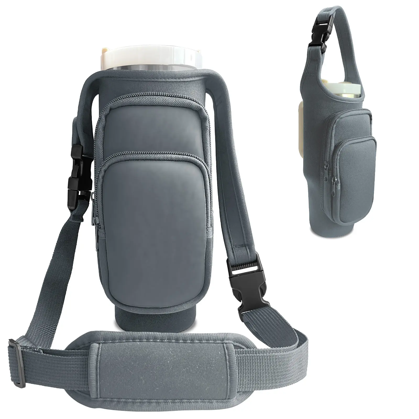 Gray with two pockets