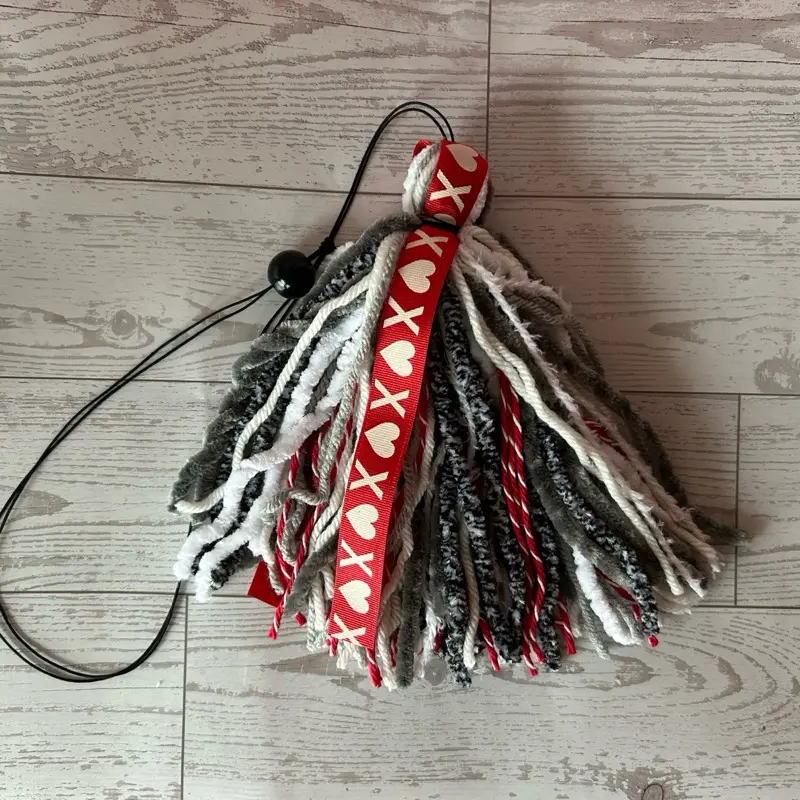 Valentines Hearts Book Tassel Bookmark Journal Bible bookmark and prayer card Handmade Tassel with Beads Unique Personal Touch for Readers Gift For Family And Friends