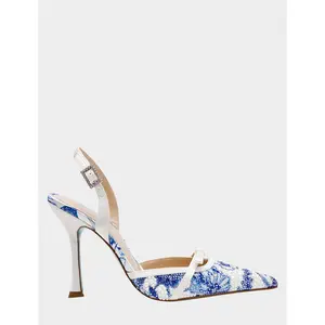 Betsey Johnson ROZA WHITE/BLUE FLORAL Betsey Johnson ROZA WHITE/BLUE FLORAL
