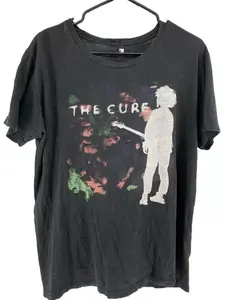 Vintage The Cure Rock Band World Tour T-Shirt Men's Size Large Black