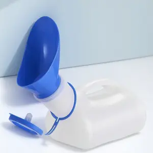 Portable Unisex Urinal with Leak-Proof Lid - Camping, Travel & Car Emergency Urinary Bottle for Outdoor Use