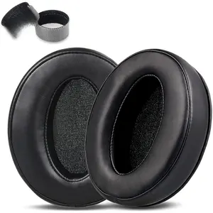 Replacement Heaphone Ear Pads Cushions for Sennheiser HD4.50BT HD4.50BTNC HD 4.50SE HD4.40BT HD 400S HD 350BT,Headset Earpads for Sennheiser with Durable Leather and Comfortable Spone-Black Color