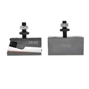 6Pcs AXA 250-100 Size Piston Type Quick Change Tool Post Set For Lathe 6- 12"