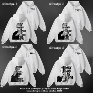 2Pac Rapper Hoodie – Classic Rapper Graphic Sweatshirt Featuring Tupac Shakur – Hip Hop Culture Fashion