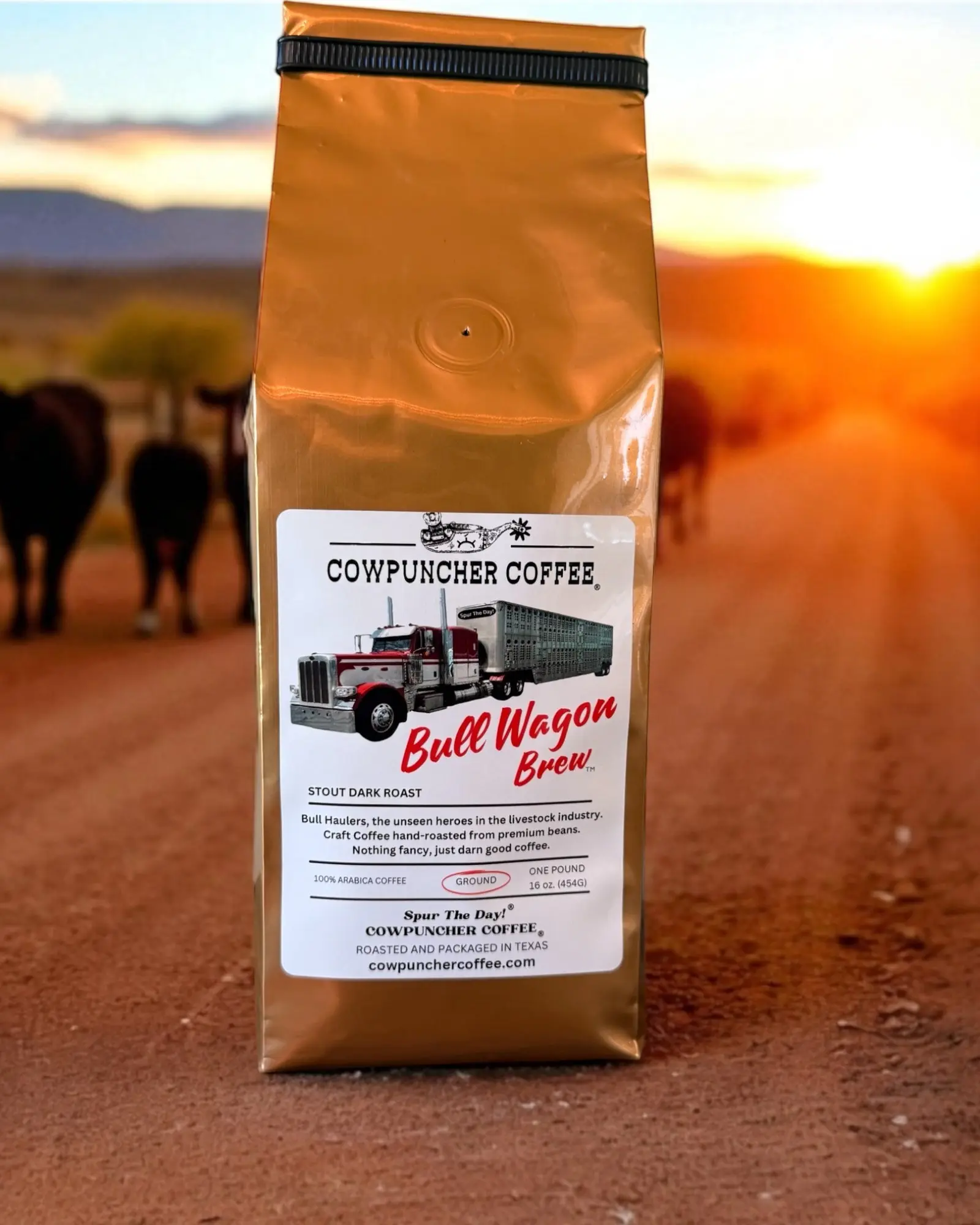 Bull Wagon Brew™ Stout Dark Roast, Ground