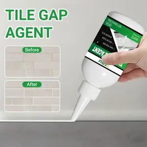 Multi-Functional Waterproof Tile Grout Sealant, Invisible Waterproof Sealant, Fast-Drying Sealing Adhesive, Waterproof Anti-Mold Gap Filler, Includes Construction Tools