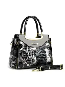 Crocodile Pattern Fashion Retro Crossbody Bag, Large Capacity Multifunctional Shoulder Bag, Stylish Women's Handbag for Travel and Shopping