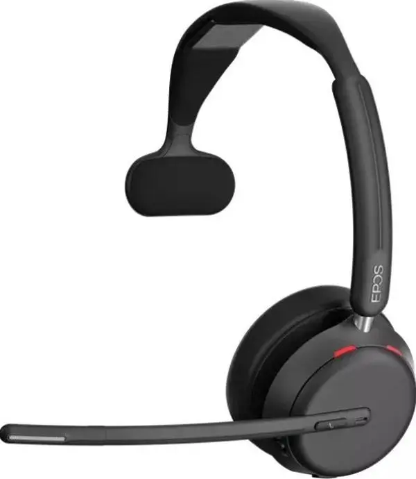 Epos 1001137 Impact 1030T Electronic Audio Headset - Black, with Remote Control, Button Operation, Charging Functionality, Bluetooth