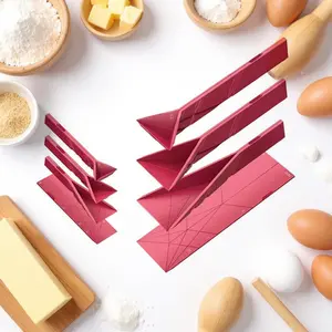 Polygonal Flat 3 in 1 Measuring Spoons, Magnetic Measuring Spoon Set, Multipurpose, Folding, for Grilling, Cooking, Baking, Ingredients - 1 Large 1 Small