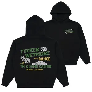 Tucker Wetmore Casino Basic Comfort Cotton Pullover Hoodie 2 Sided For Men And Women, Unisex Fitted