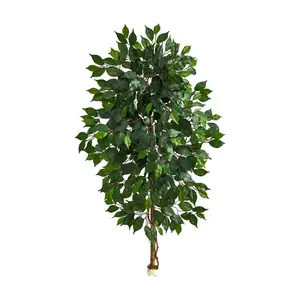 Nearly Natural 4' Single Ficus Artificial TreeNo Pot)