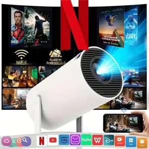 Outdoorfun HY300Pro+ 290ANSI Projector 8K/4K/1080P Decode Auto Keystone Correction Dual-Band WiFi6 & Bluetooth5.4 Android 14 1280x720P for Home Cinema Portable Movie Theater Gift - Audio