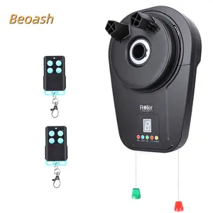 Beoash Automatic Roll Up Garage Door Opener, DC Powered with 2 Remote Controls, 800N (1/2HP) Powerful Motor for Stable & Reliable Operation