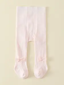 Spring & Fall Solid Color Lace Bow Baby Leggings, Baby Clothes Girl, Baby Clothing, Perfect for Birthdays, Holidays, Gifts, Daily Wear, Comfortable and Stylish