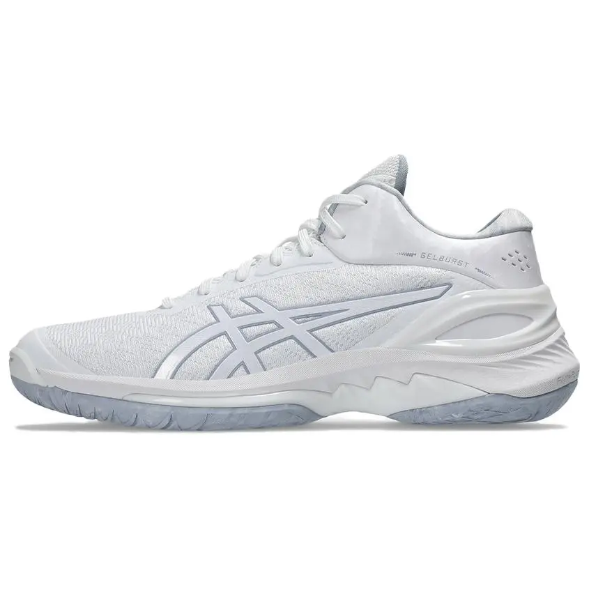 ASICS Gelburst 28 Abrasion Resistant Mid Top Basketball Shoes Men's White Comfort 1063A099-100
