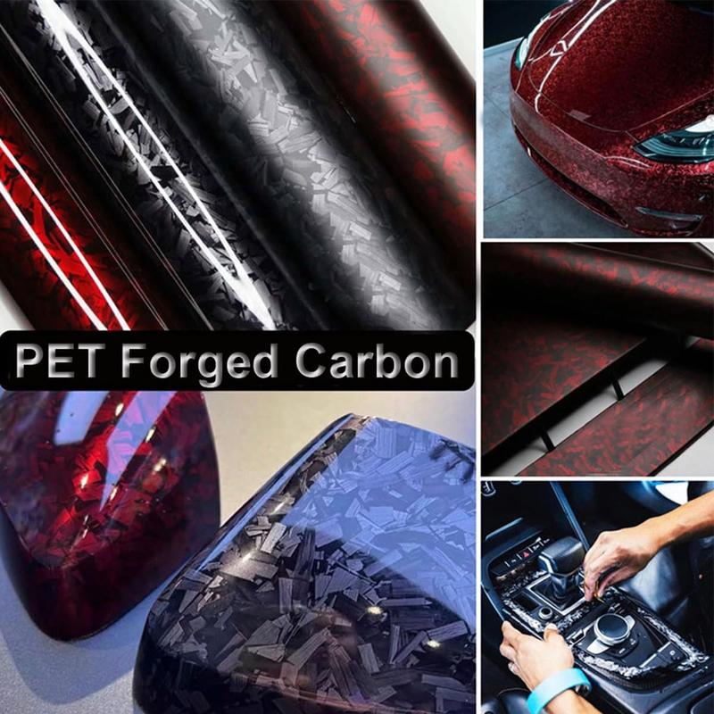 Carbon Fiber Pattern Car Sticker, 1 Roll DIY Multi-Functional Waterproof Car Body Sticker, Anti-scratch Car Decorative Sticker for Car Door, CarBody, Car Interior - 1 x 5 ft (30 * 150 cm)