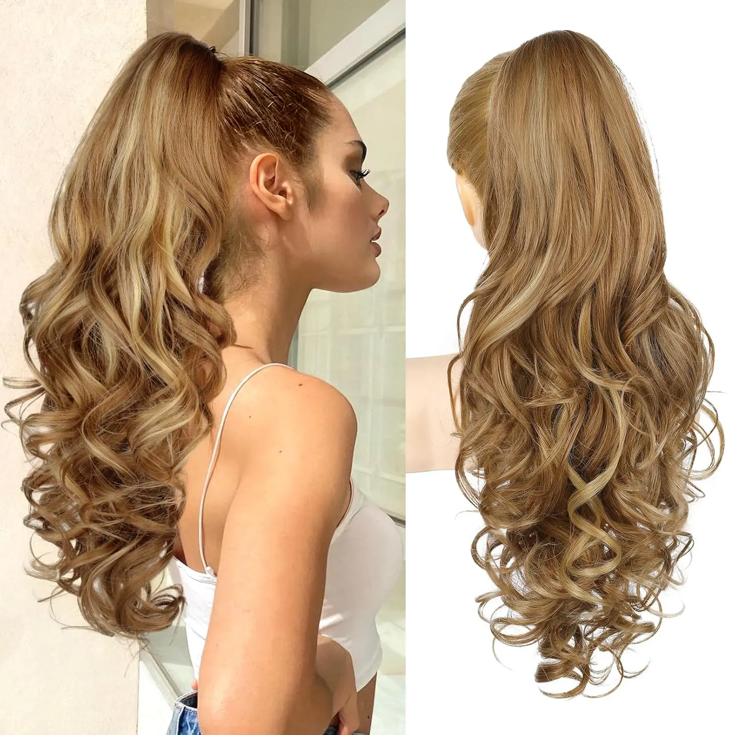 Light Brown with Highlights