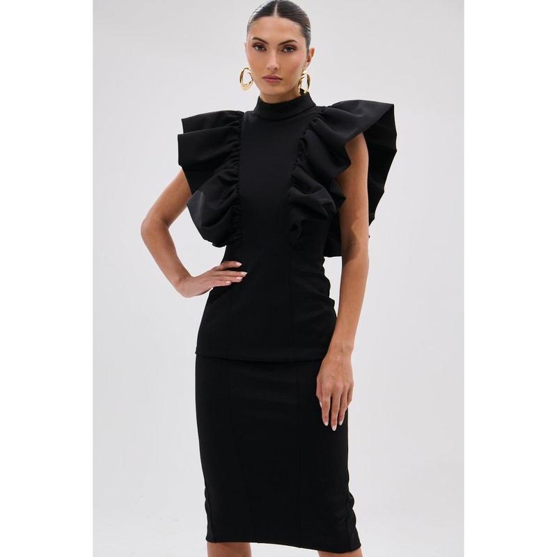 TRUTH BE TOLD MIDI DRESS