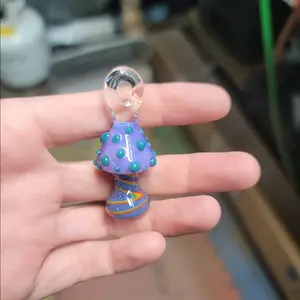 Purple Mushroom Pendant