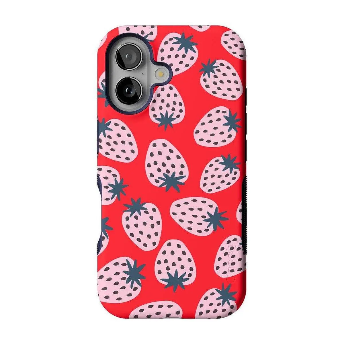 Casely iPhone 17 Case | I'd Pick You | Red Strawberry | Bold Protective Design | Compatible with MagSafe