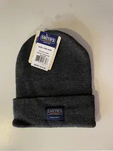 Smith’s Workwear Knit Beanie – Navy or Black | One Size | Winter Hat