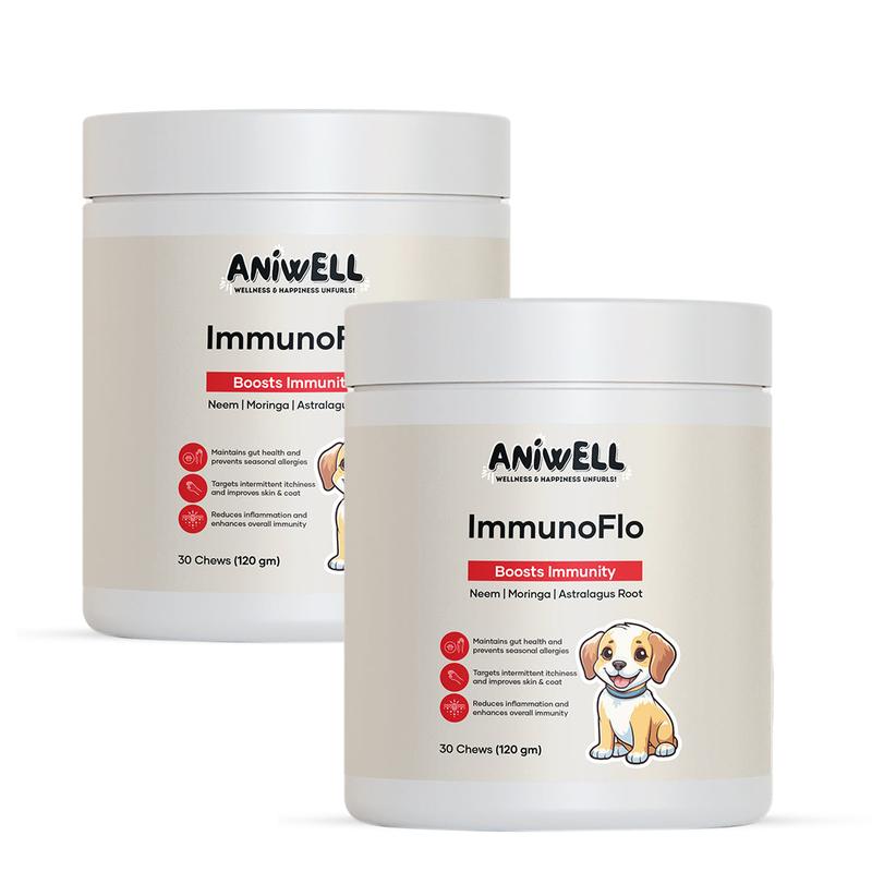 Aniwell ImmunoFlo: A New Age Natural Solution for Allergies, Itching, Hot Spots, Paw Licking & Immunity
