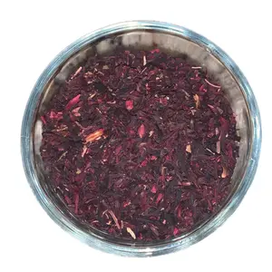 Organic Hibiscus Petals | Natural & Herbal Tea | Edible, food grade | Edible Flowers |  Flavor Sweet | Floral Beverage Taffy