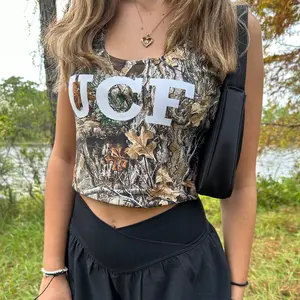 UCF Camo Crop Tank