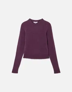 Cashmere Crewneck Pullover - Raisin