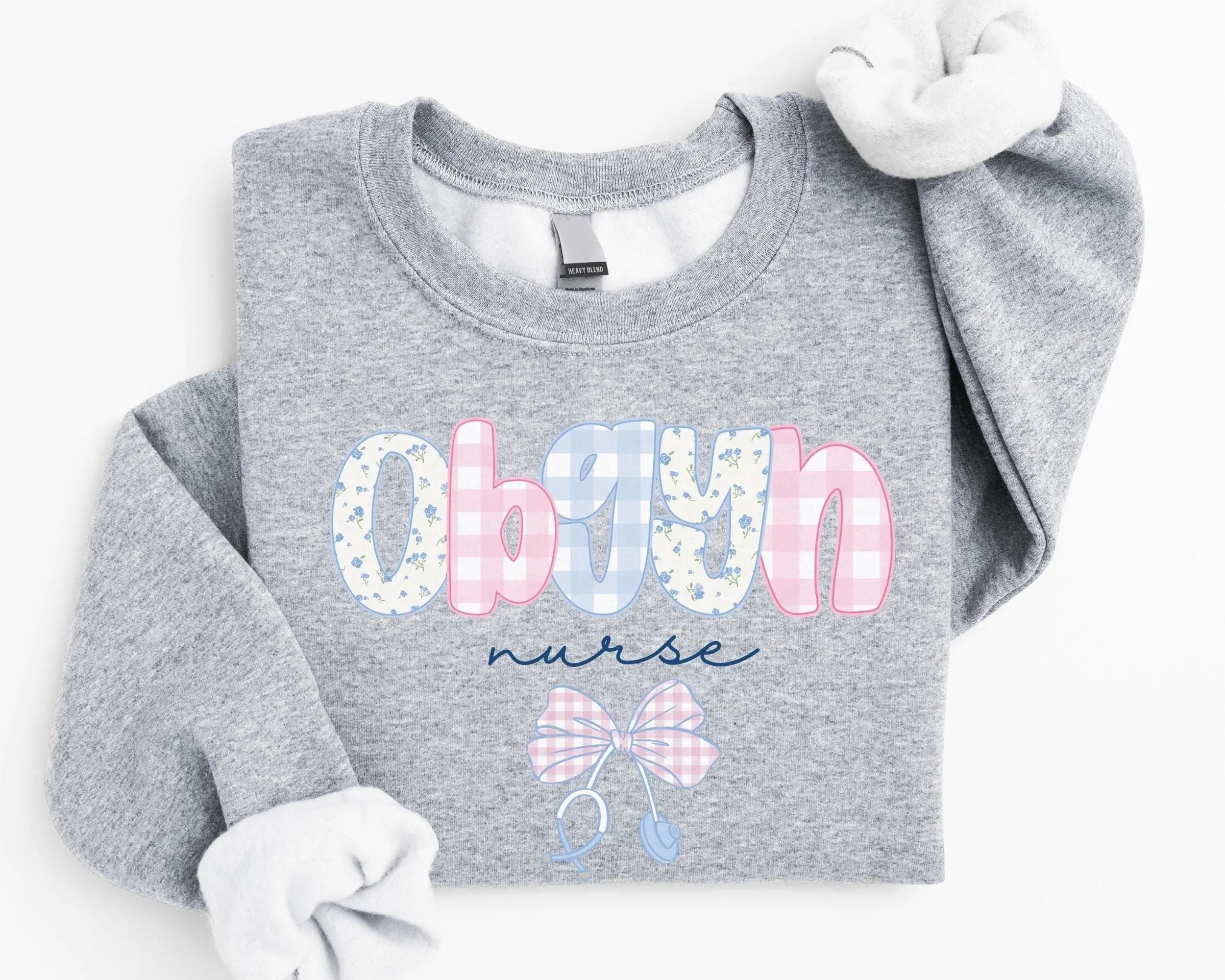 OBGYN Nurse T-Shirt, Sweatshirt, Hoodie - Coquette OB Nurse Crewneck, Gynecology Nurse Gift