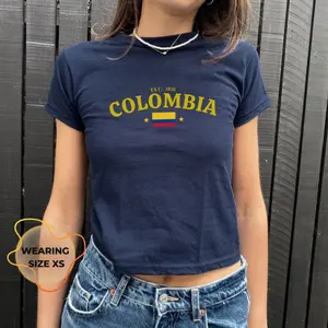 Colombia  tshirt, colombia gift- Colombia  flag- vintage 2000s, Colombia jersey, latina shirt- Colombia shirt
