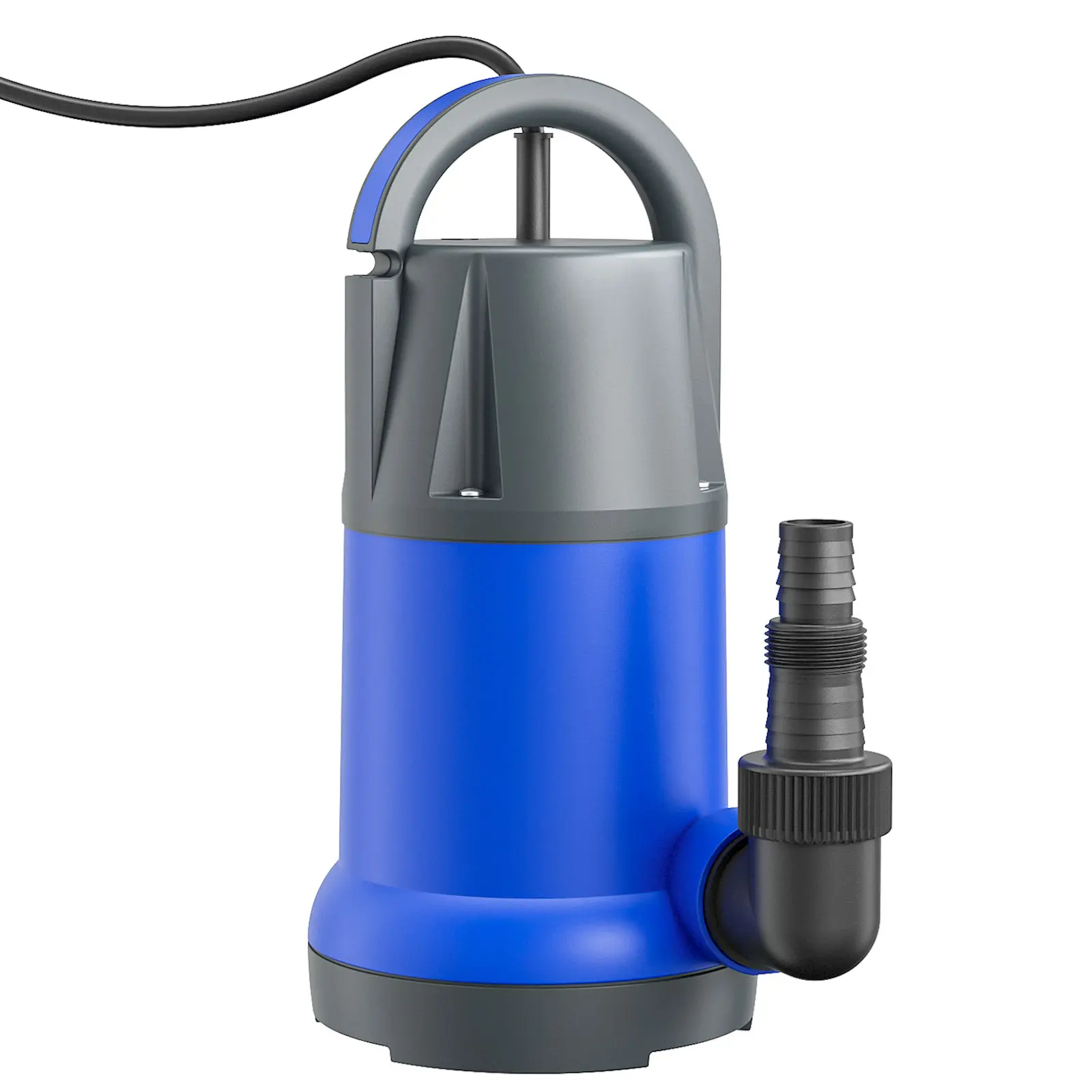Submersible Sump Pump 1/3HP 5400GPH, Portable Electric Utility Pump for Clean and Dirty Water, with Convenient Adapters for Common Drainage Hoses, for Pool Draining Hot Tub Circulation Flood Cleanup Garden Ponds and Basements