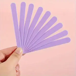 10pcs Acrylic Nail Files, Double-Sided Emery Board for Shaping & Buffing Fake, Natural & Gel Nails