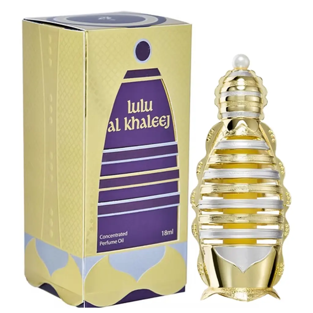 Khadlaj Lulu Al Khaleej for Unisex Concentrated Perfume Oil, 0.61 Ounce