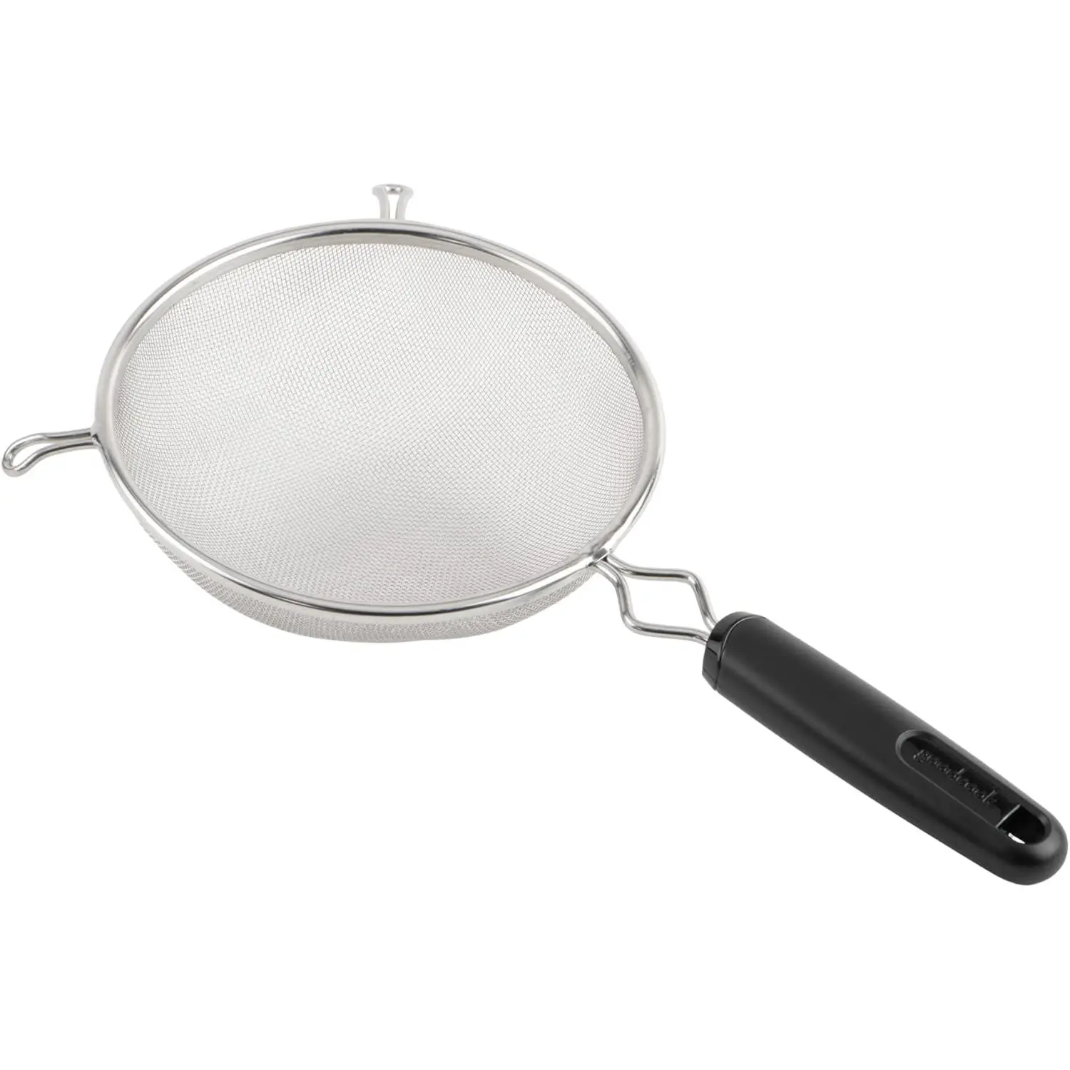 Good Cook 6-Inch Strainer Aluminum Mesh,Black & Silver