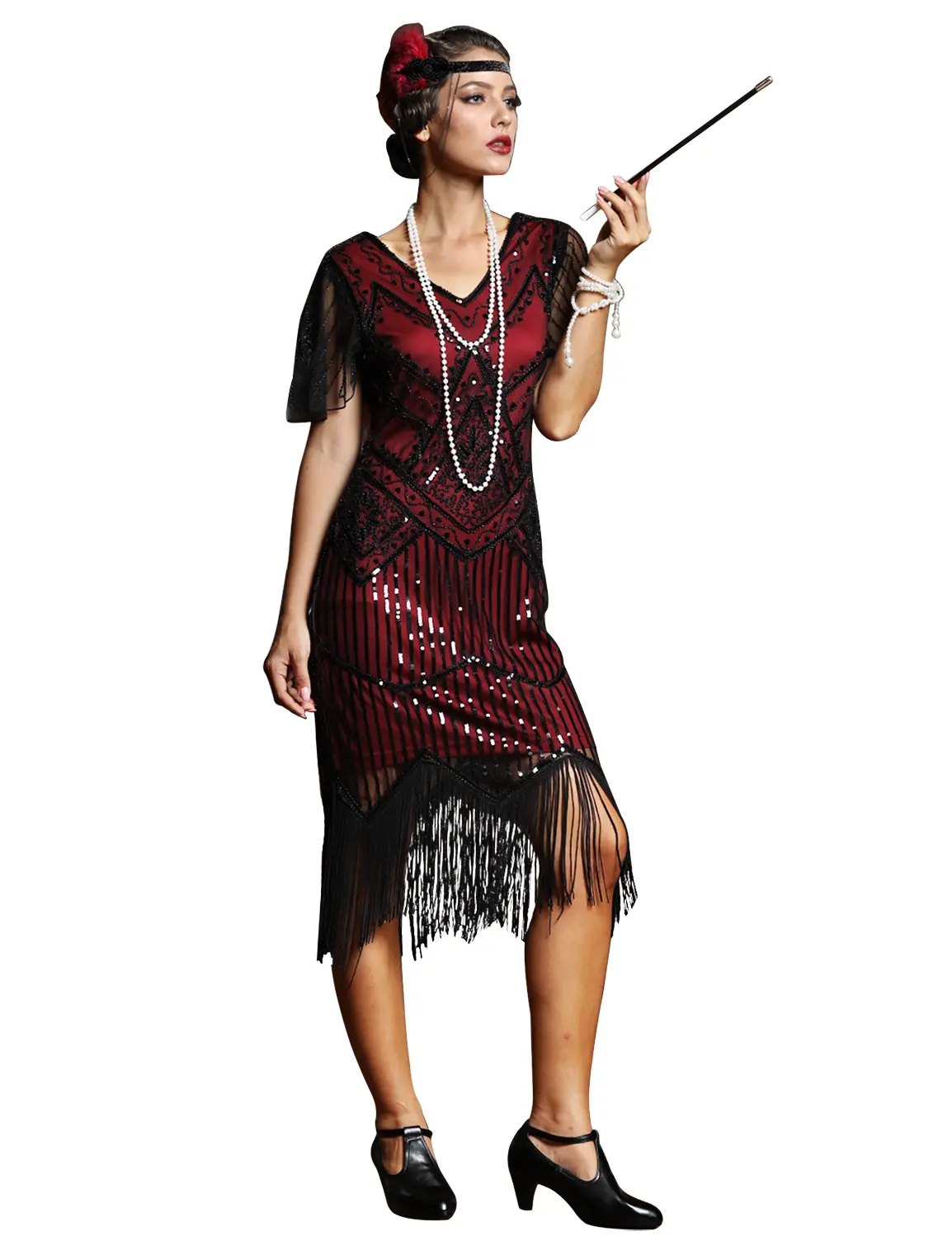 PrettyGuide Women's 1920s Flapper Dress Short Sleeve Glitter Sequin Inspired Fringed Party Cocktail Dresses - TikTok Shop PrettyGuide Women's 1920s Flapper Dress Short Sleeve Glitter Sequin Inspired Fringed Party Cocktail Dresses - TikTok Shop