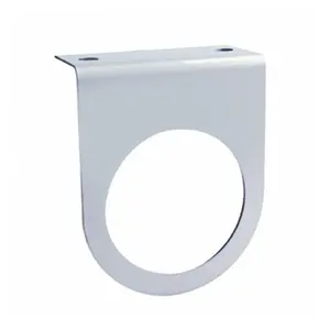 United Pacific 20436 – Stainless Steel Light Bracket with Single Cutout for 2-1/2" Light