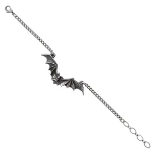 Vampire Romance Gothic Bat Pewter Bracelet
