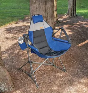 RIO Brand Swinging Hammock Chair - Dark Blue,  The Ultimate In Comfort and Relaxation